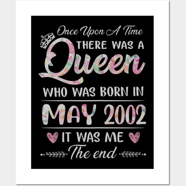 Girls 18th Birthday Queen May 2002 18 Years Old Wall Art by daylightpombo3